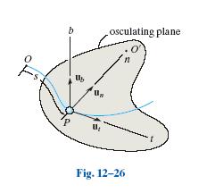 THREE-DIMENSIONAL MOTION If a particle moves along a space curve, the n and t axes are defined as before.