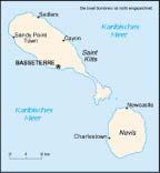 St Kitts and Nevis SAINT KITTS AND NEVIS is a federal two-island nation in the Lesser Antilles. Size: 168 km² Population: 40,131 (2010 est.) GDP/capita (PPP): US$14,700 (2009 est.