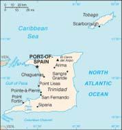 Trinidad & Tobago TRINIDAD AND TOBAGO is a republic in the Southern Caribbean, just off the Venezuelan coast. Size: 5,131 km² Population: 1,229,953 (2010 est.) GDP/capita (PPP): US$21,300 (2009 est.