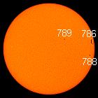 11 th of July 12 th & 13 th of July 14 th of July 15 th of July 16 th of July 17 th & 18 th of July Figure 1: The development of Sunspots from July 11 to July 18 field was impacted by the weak shock