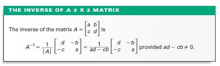 4. 4 Identity and Inverse Matrices (I,E) The number 1 is the multiplicative identity for real numbers because 1 a = a and a 1 = a.