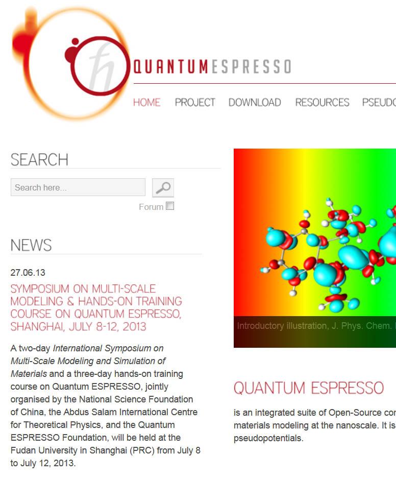 theory (DFT): http://quantum-espresso.