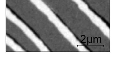 S3: Example of a Hall bar structure (50 m 4 m) imaged by scanning electron microscopy.