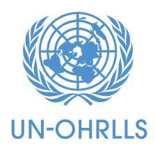 Please Check Against Delivery United Nations Office of the High Representative for the Least Developed Countries, Landlocked Developing Countries and Small Island Developing States (UN-OHRLLS)