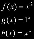! Exponential Functions have the following characteristics: The functions is continuous and one-to-one The domain is the set of all real numbers The x-axis is an asymptote of the graph.