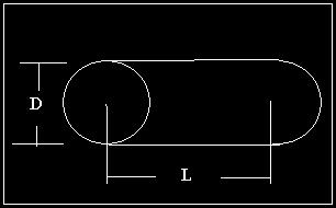to zero. Finally, the lines AH and DE are recognized as the module inlet and module outlet, respectively. Figure 2 shows the model of length aspect ratio.