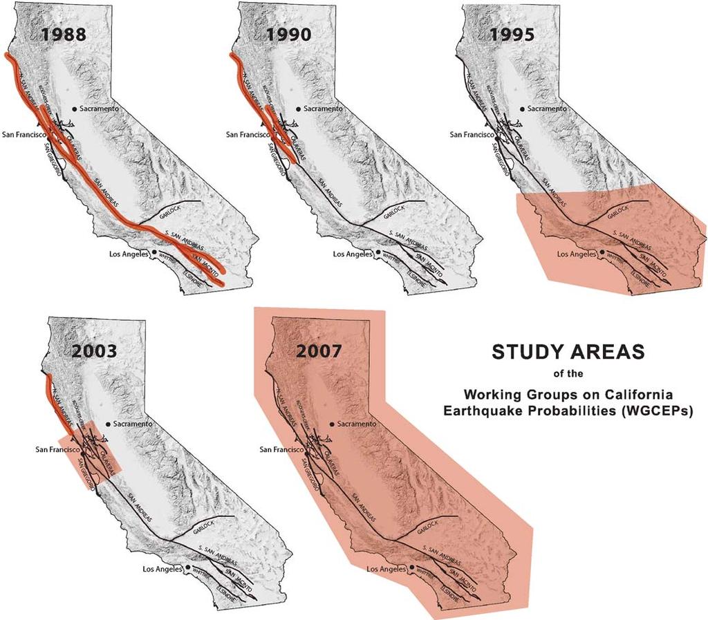 Uniform California Earthquake Rupture Forecast, Version 2 (UCERF 2) 2055 Figure 2.