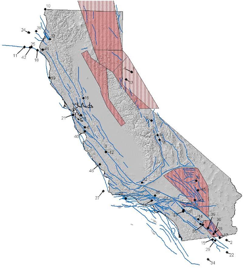 Uniform California Earthquake Rupture Forecast, Version 2 (UCERF 2) 2087 Figure 22.