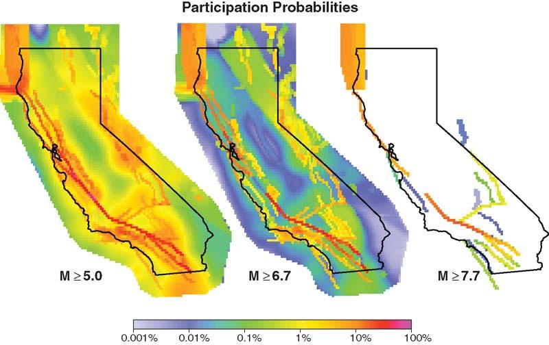 Uniform California Earthquake Rupture Forecast, Version 2 (UCERF 2) 2099 Figure 35.