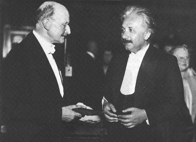 4. Albert Einstein (German physicist, 1905) studied the photoelectric effect: light of a certain frequency (color) shining upon a material & causing electrons to be discharged from the material a.