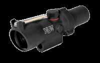 The unit s reticle features a red chevron aiming point and incorporates a Bullet Drop Compensator (BDC) which
