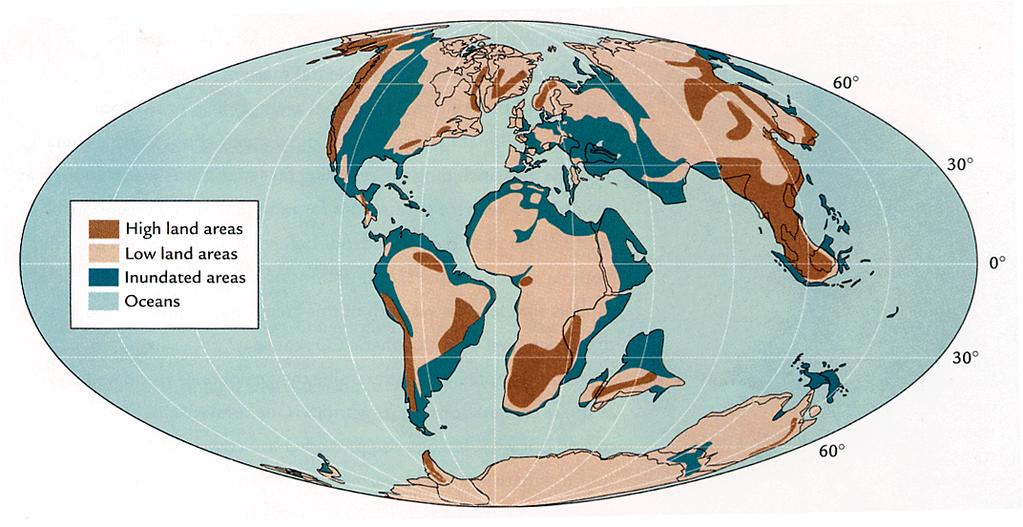 The World 100 Myr Ago (from Earth