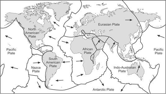 The Theory Of Plate Tectonics Earth s lithosphere is made up of about 20 moving plates.