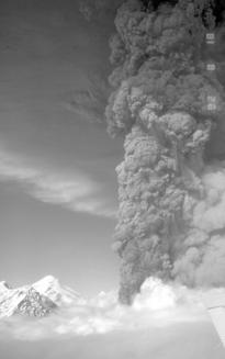 Pelean Eruptions Similar to Vulcanian Eruptions but include hot gas clouds (Nuees Ardentes) Plinian Eruptions Very
