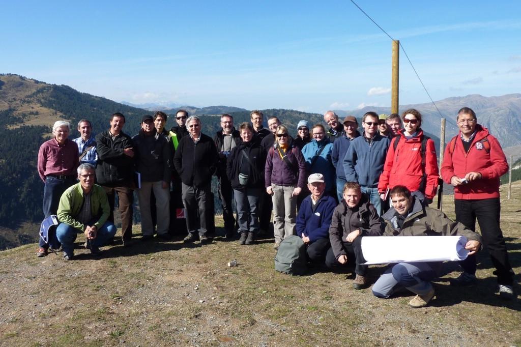 Technical Excursion to Catalonia: 28 excursion participants from Geological Surveys, Water Authorities, Road Authorities and Universities of Catalonia,