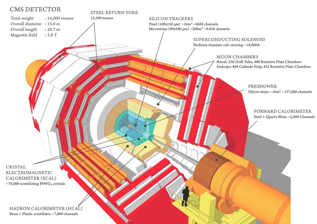 The LHC and the CMS Detector Return Yoke Sectional View of the
