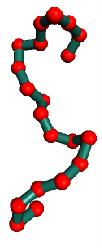 A Mesoscopic Polymer Model Bead-spring polymer V(r) = 4ε[(σ/r) 12 (σ/r) 6 ] - (k/2)r o2 ln[1-(r/r o ) 2 ] all monomer pairs bonded pairs