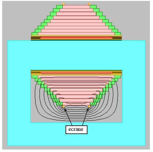 Variabile: inaltimea si diametrul ecranului Functia obiectiv: intensitatea campului electric pe suprafata