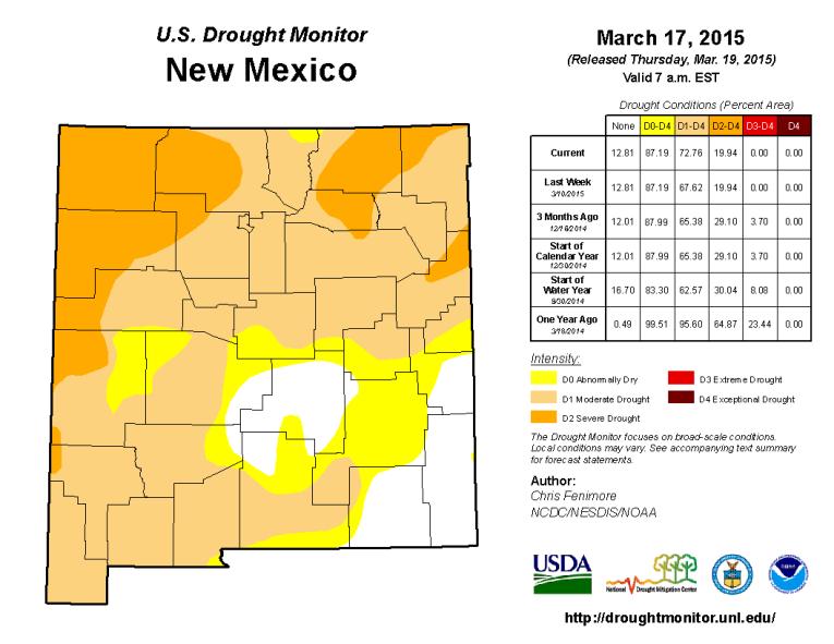 For Southern Plains Drought Monitor go to: http://www.drought.