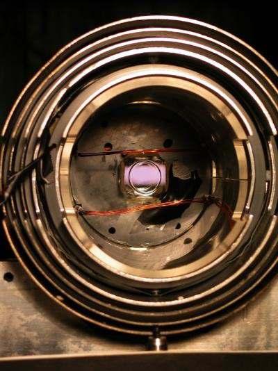Atomic ensembles Trap a gass of atoms in a glass cell.