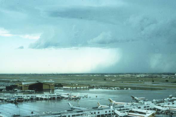 heavy rain, lightning Aviation weather: windshear, wind shifts,