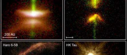 f disk /f star > 10-4 young stellar systems, τ < 1