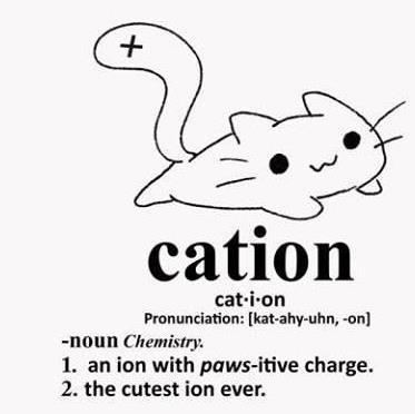 Cation: A positively