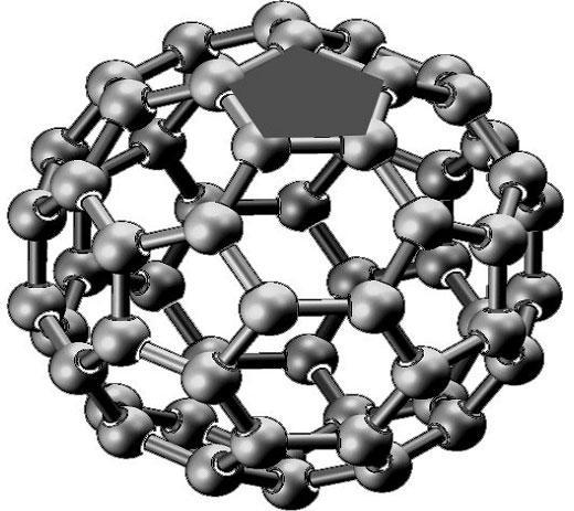 assumed to be a single layer from a 3D graphite crystal, into a cylinder capping each end of the cylinder with half of fullerene molecule.