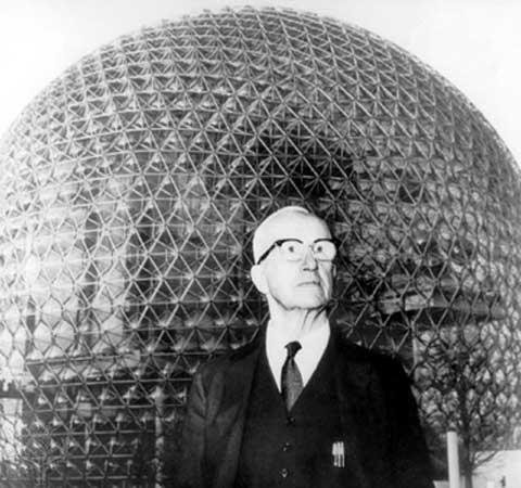 C 60 is named for Buckminster Fuller who