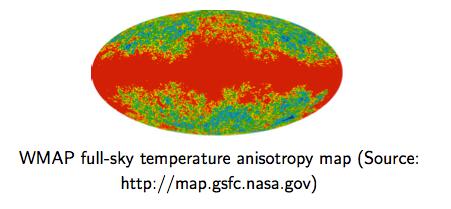 Cosmic Microwave Background Radiation (CMB) map Temperature is measured as T (θ, ϕ) = k k=0 l= k a