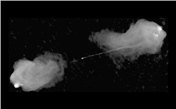 formation of strong radio hot spots when the jet interacts with the intergalactic medium