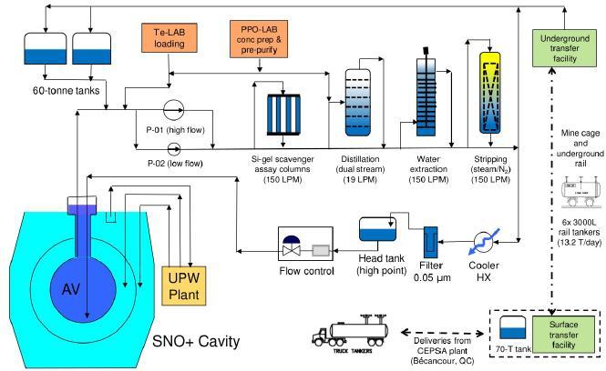 Scintillator Purification Plant LS Target Levels 85 Kr< 10-25 g/g 40 K < 10-18 g/g 39 Ar : 10-24