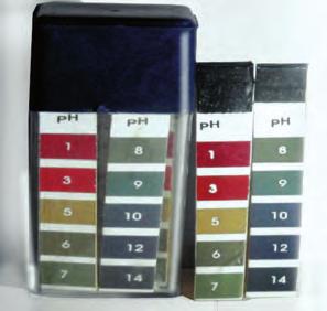 ph = 9 ph = 14 ph ph = 14 9 = 5 11. 6.1 ph paper A more common method of measuring ph in a school laboratory is by using ph paper.