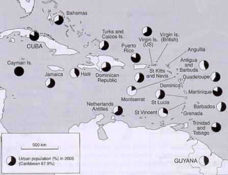 Urbanisation in the Caribbean [source: Potter et
