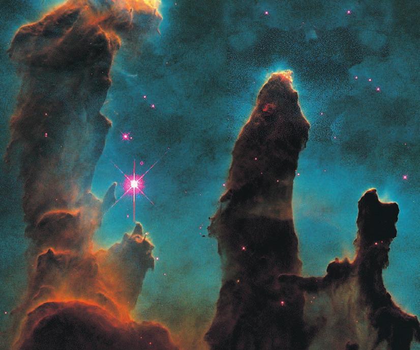 33 Fascinating shapes in space, such as the Eagle Nebula depicted here, can be an artist s inspiration.