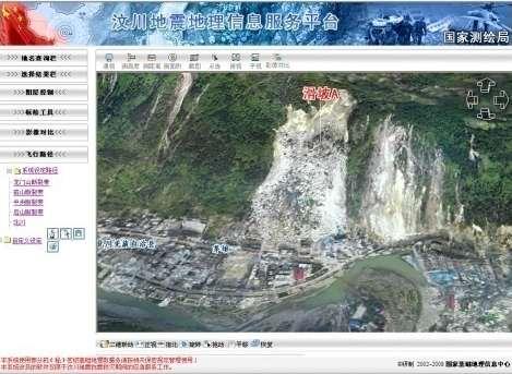 disaster rescue geoinformation service system for disaster
