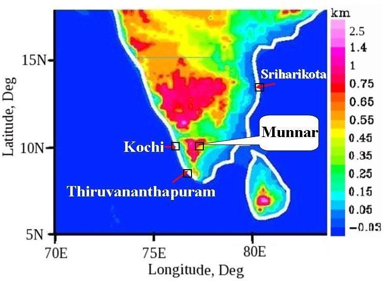 temporal resolution of the rainfall data available from 3B42-V6 also apart from daily and monthly accumulation data. No. Station From To Grid box 1 Thiruvananthapuram March 26 November 26 8.