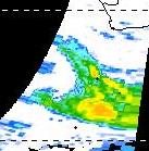 precip AMSR-E B A AIRS B A - Here, sfc-based CloudSat echo matches AMSR-E rain area C C -