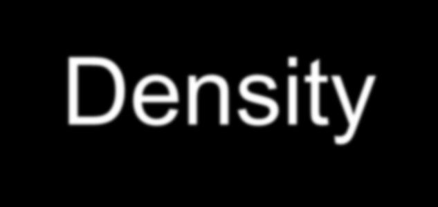 Estimating Density Attribute A is now