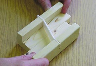Activity 1 An Earthquake in Your Community Investigate Part A: Rupture and Rebound 1. Obtain two L -shaped wooden blocks that have a slot cut in their short lengths, as shown in the diagram.