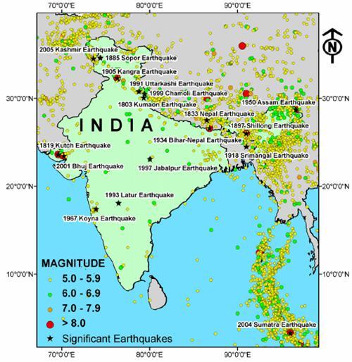 Earthquake Distribution