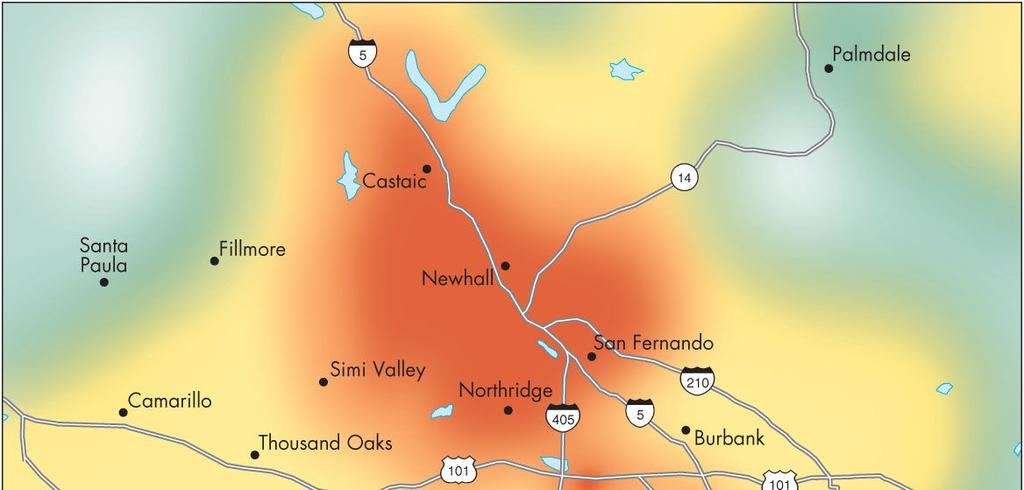 6 p. 129 39 Earthquake Intensity: Northridge, CA 1994