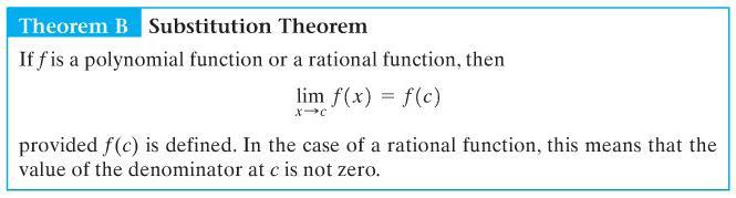 Limits of Polynomial and Rational Functions Examples. x 1. Find lim 2 +3x 10.