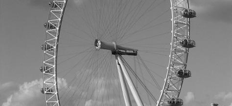 The design principle behind the London Eye is very similar to that of a Ferris wheel but it is actually an observation wheel.