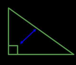 Square the two sides Subtract them Square root for answer For any right angled triangle, the area of the square
