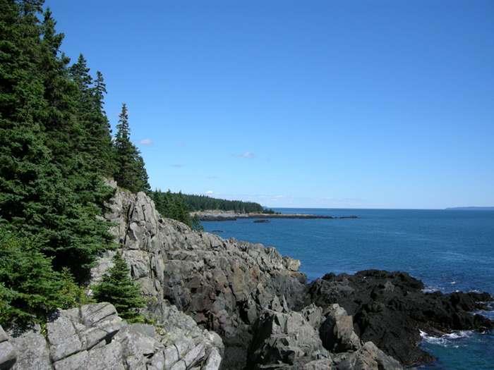 The Coastal Trail Hiking trails begin on the right side of Maine Route 191, about three miles northeast of Cutler.