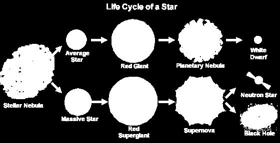 Deaths of Stars: when a star begins to run out of fuel, its core shrinks and its outer portion expands o White Dwarf o Neutron Star o Black Hole Multiple Star Systems Multi Star System: Star system