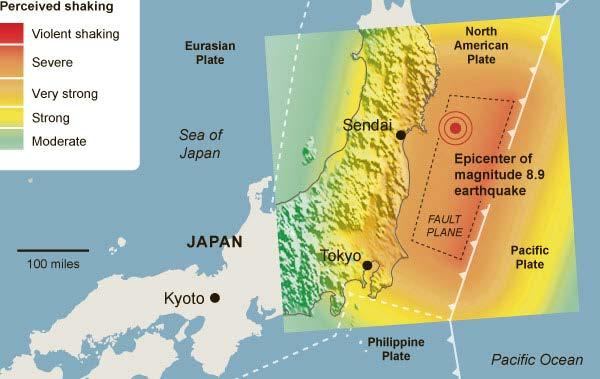 Concept of earthquake epicenter is misleading in a quake this big; in
