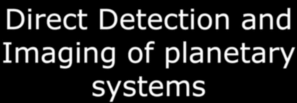 Direct Detection and