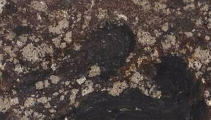 Pyrrhotite-rich matrix supported milled breccia, massive fine grained